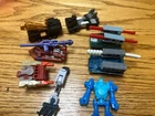 Vintage 2001 Mini Takara Transformers Lot - Tank Crane Hovercraft Driller