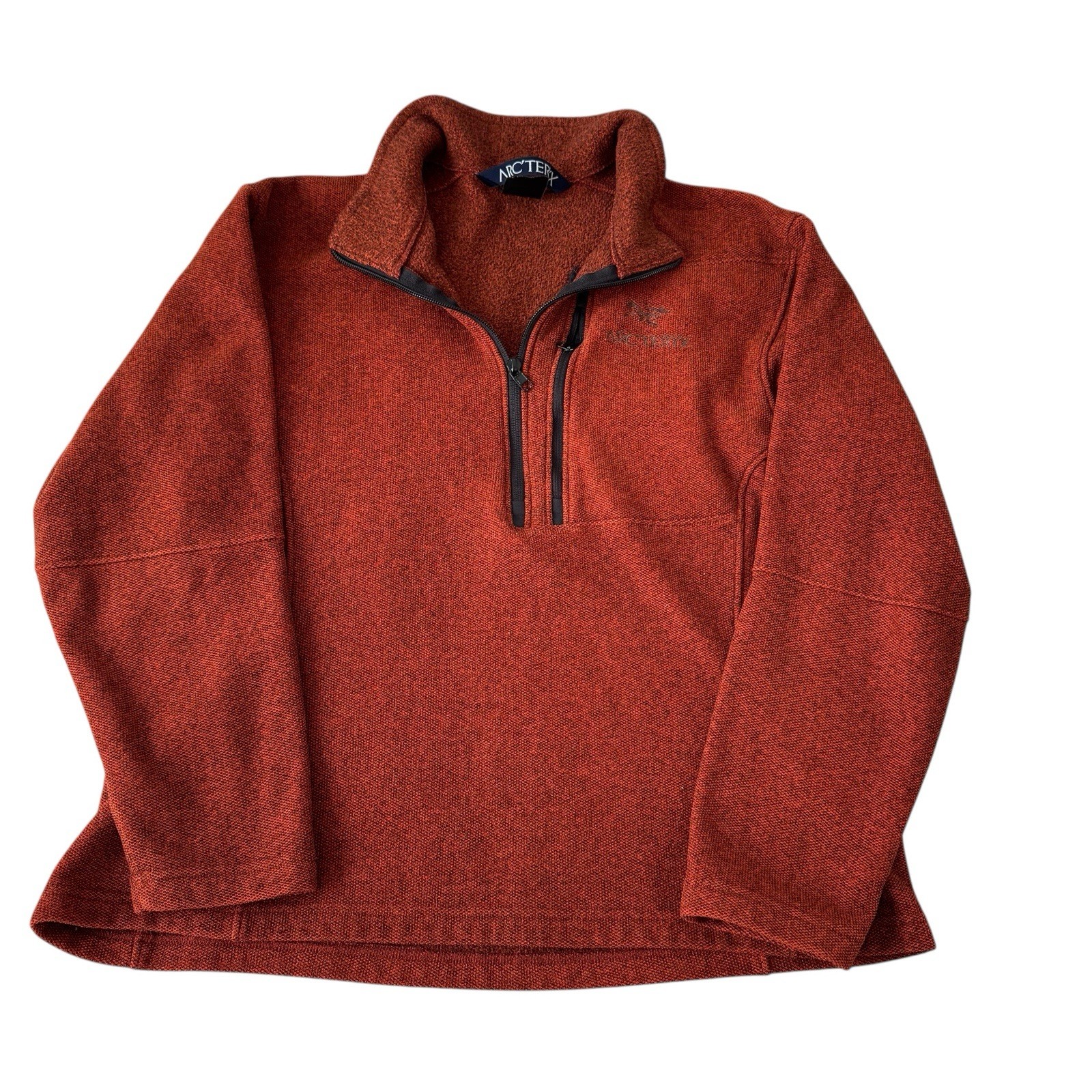 ARC'TERYX Maglione pile vintage Arcteryx 1 4 zip donna piccolo arancione pullover escursionismo