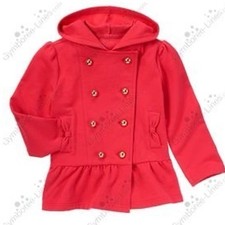 Gymboree Double Button Fleece Hoodie Jacket