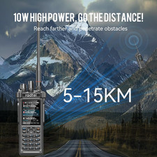 RT-950 PRO Ham Radio TX GPS/APRS, 10W Walkie Talkie Long Range Handheld Two W...