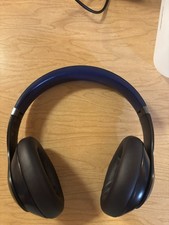 Beats by Dr. Dre Black/Blue Over-Ear Headband Headphones with Carrying Case