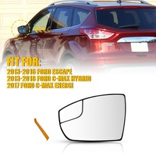 View Mirror Glass For 2013-2016 Ford Escape Driver Left Side Lh Replacement