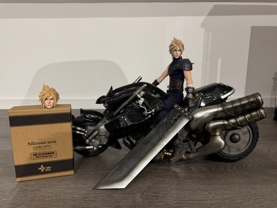 Gametoys 1/6 Figur Cloud + Daytona (Unikat Pack 2 Headsculpts) FF7 Remake