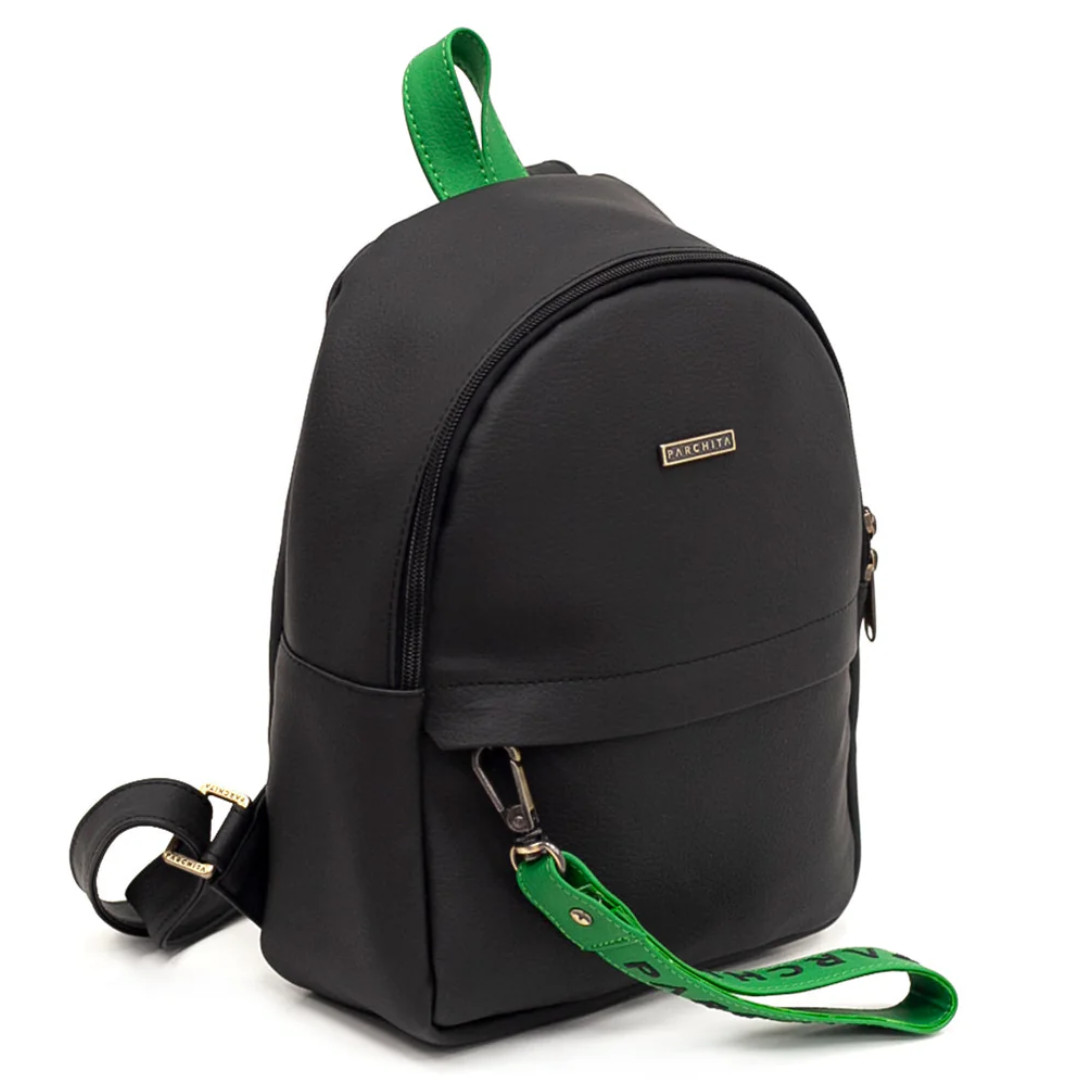 Mochila Para Mujer, Bolso De Cuero Parchita 100% colombiano - Mochila Cuero
