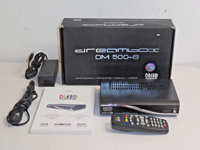 Dreambox DM 500-S digital satellite receiver in original packaging, 2-year...