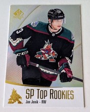 2021-22 SP Authentic Hockey Top Rookies #TR-42 Jan Jenik RC Arizona Coyotes