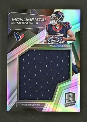 2017 Panini Spectra #2 Will Fuller V /199 Monumental Memorabilia Houston Texans