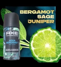 AXE Fine Premium Men's Aqua Bergamot Body Spray Deodorant