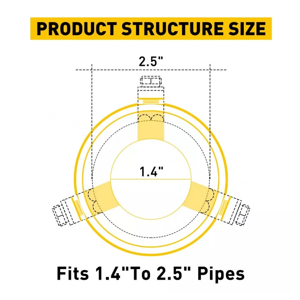 38-76mm Straight Exhaust Pipes Car Rear Throat Muffler For Subaru Impreza WRXSTI Foto 2 de 4