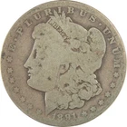 1891 O E on Reverse Morgan Dollar AG About Good Silver SKU:I19683