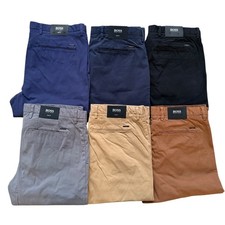Hugo Boss Men's Kaito Slim Fit Stretch Straight Chino Pants Casual Trousers 178