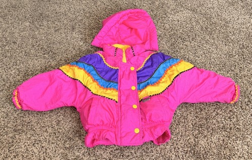 Vintage 90s KUTE KIDDIE Rothschild 2T Jacket Coat Pink