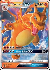 Pokemon Charizard-GX (SM211/336) SM Black Star Promo DMG HOLO