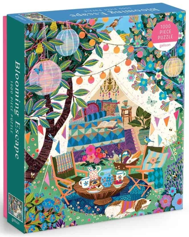 Victoria Ball Blooming Escape 1000 Piece Puzzle by Galison (Jigsaw) - Image 6
