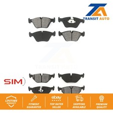 Front Rear Semi-Metallic Brake Pads Kit For BMW Z4 Roadster 3.0si Coupe