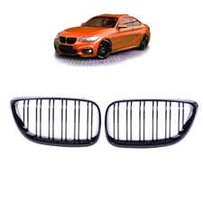 Sportgrill Kühlergrill für BMW 2er F22 / F23 / F87  13-21 Hochglanz schwarz