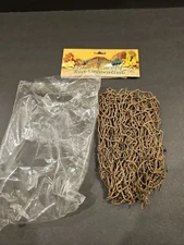 200 Square Inches Decorative Recycled Fish Net - Brown