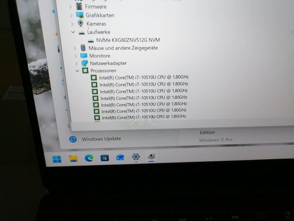 Dell XPS 13 7390 , 13.3" , i7-10510U, 16 GB RAM , 512 GB NVME, Windows 11 pro - Bild 4 von 4