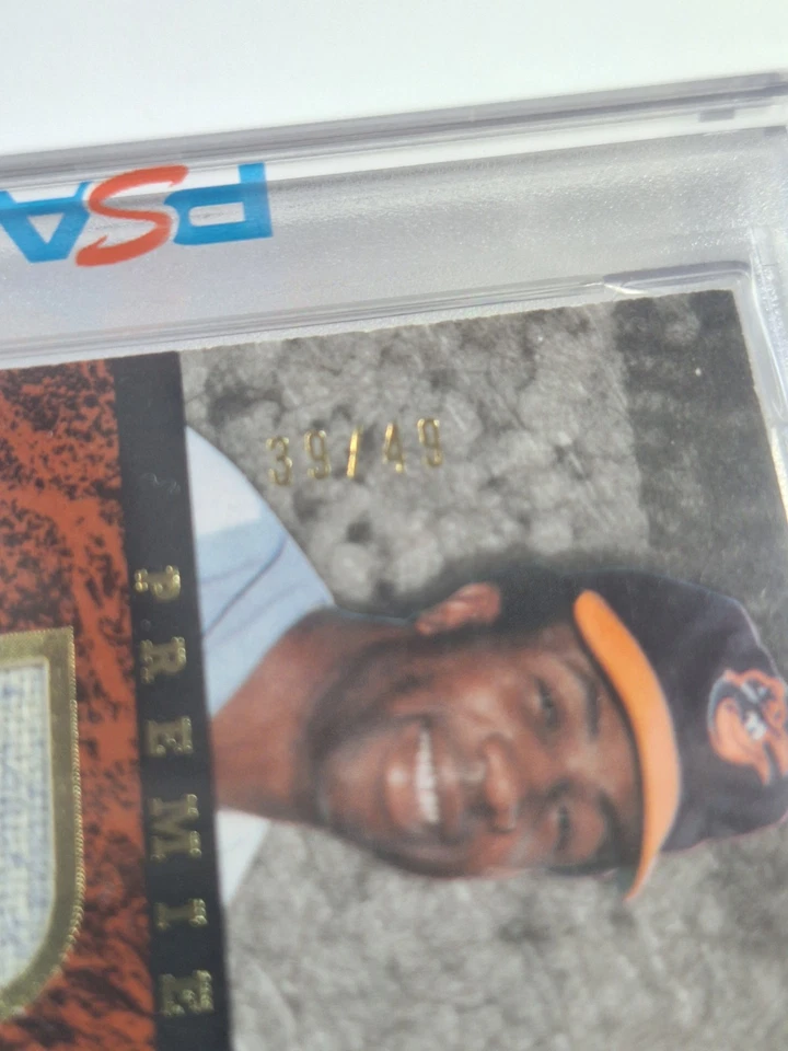 UD Premier Frank Robinson 2007 restos prim triple oro #PR3FR le/49 PSA 6 Foto 3 de 3