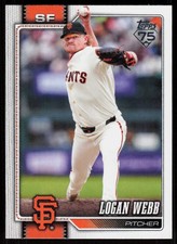 2026 Topps Series 1 Celebration Logan Webb #69 San Francisco Giants