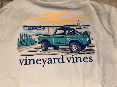NWT Vineyard Vines Mens Large Drive On Sail Off SS Pocket T-Shirt
