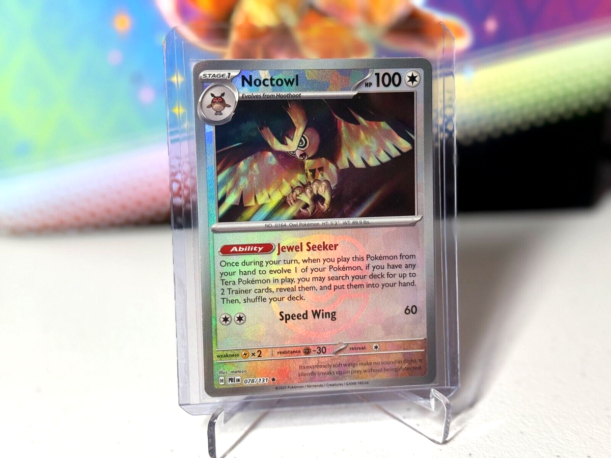 Noctowl Master Ball Reverse Holo - 078/131 - Prismatic Evolutions