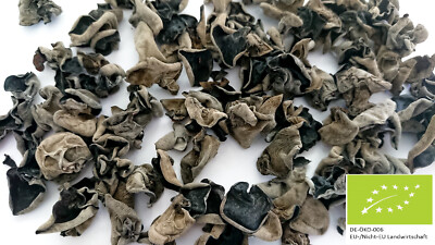 Bio Pilz Mu-Err chinesische Morchel  Auricularia 1A Vitalpilz ! 200g DE-ÖKO-006