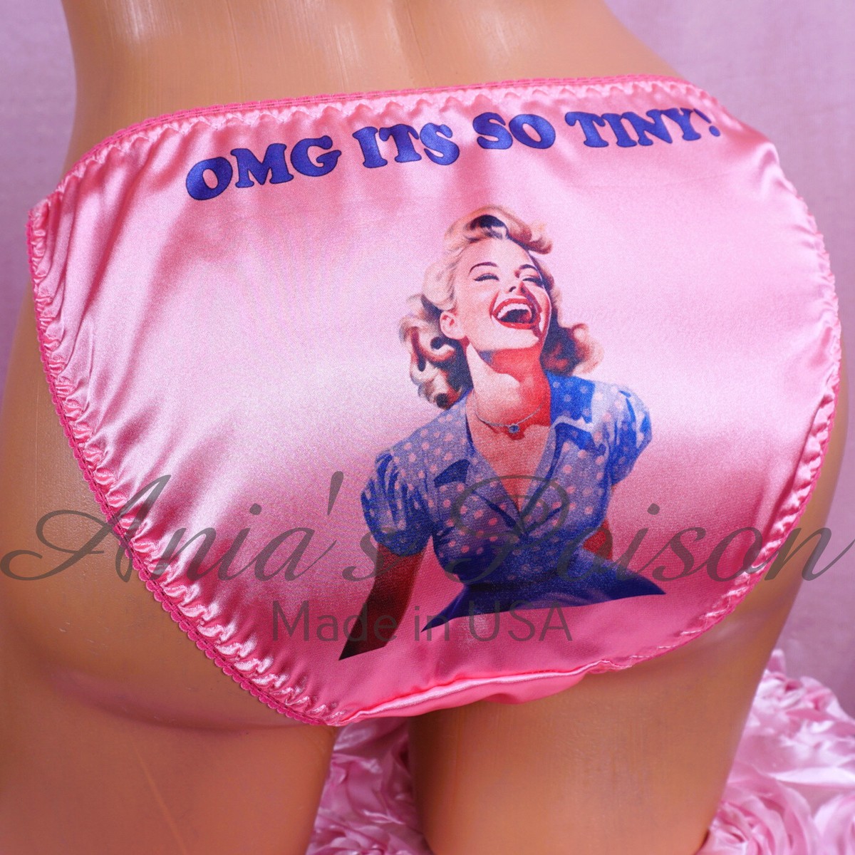 Mutandine Sissy In Raso Per Uomo - Stile Bikini Bianco - Ania's Poison