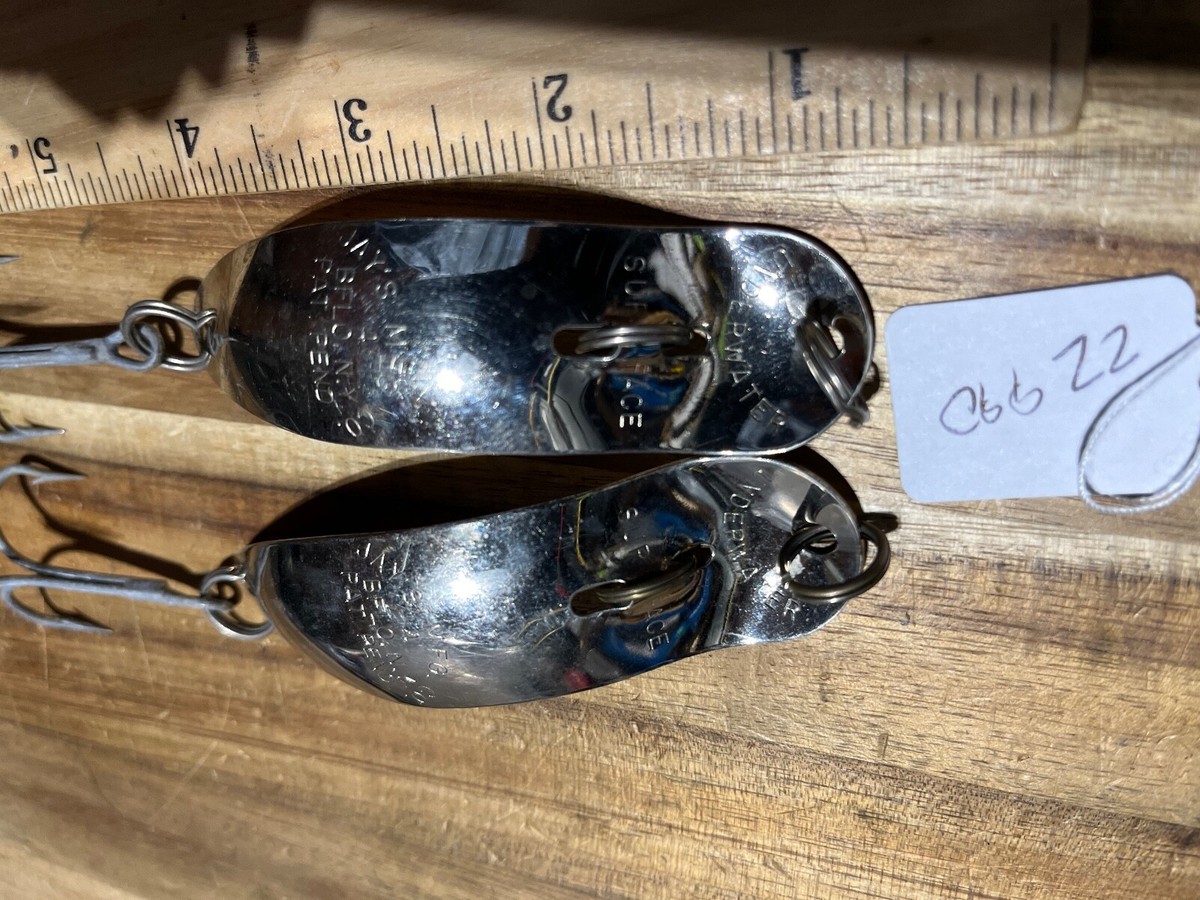 Leurre De Pêche Vintage Jays MFG Co. Cuillère Métal #4 - Rare - Original