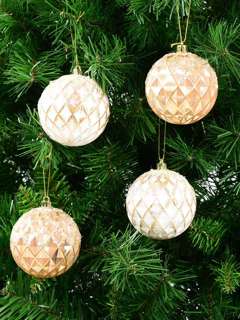 pearlised-rose-gold-white-textured-baubles-with-glitter-sequins-4