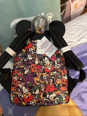 Disney Parks 2022 Halloween Loungefly Mini Backpack | eBay display picture 1