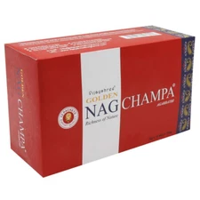 Vijayshree Golden Nag Champa Agarbatti Perfume Incense Sticks 180Gms,12 Boxes