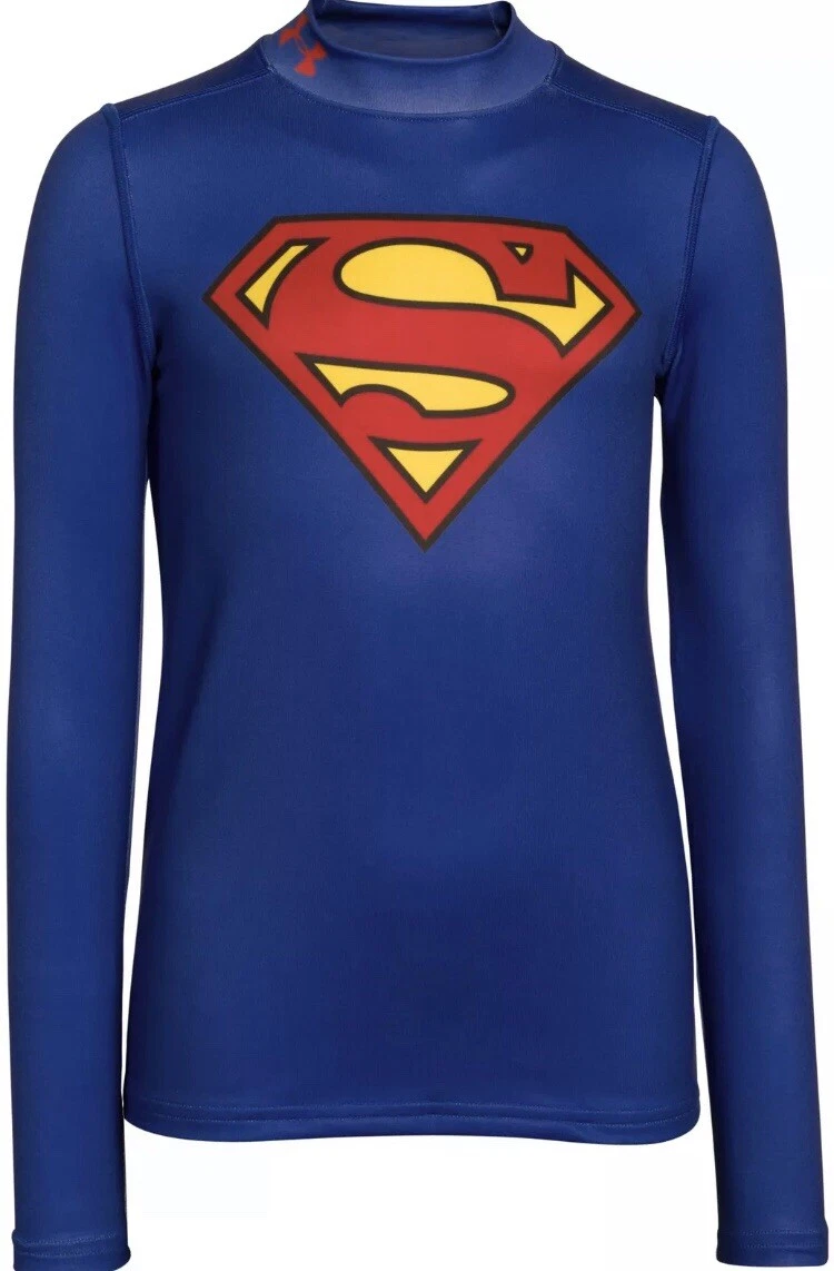 Under armour long best sale sleeve superman shirt