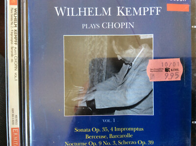 Kempff Plays Chopin Vol 1 [CD Album] 