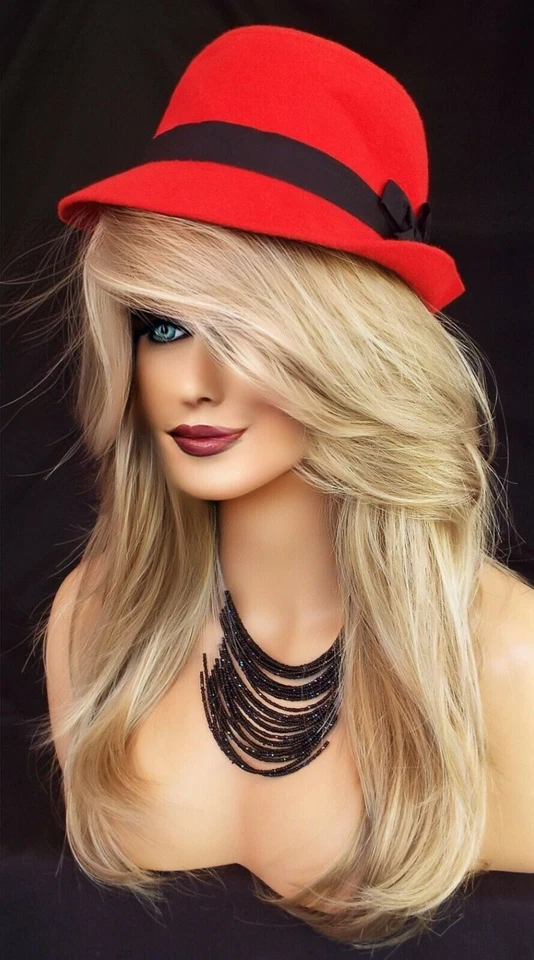 ANGELICA | PELUCA ROP NORIKO LARGA ONDA LIGERA CLR☆MOCHA RESALTADO *SEXY LINDO 509 Foto 3 de 4