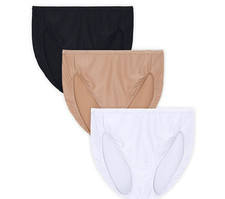 Vanity Fair Radiant Collection Comfort Stretch Hi-Cut Briefs 3 Pack 4XL 11
