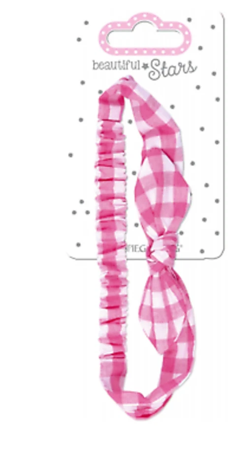 Spiegelburg Rosa Haarband Karo beautiful Stars Haarschmuck 14526 - Bild 2 von 2