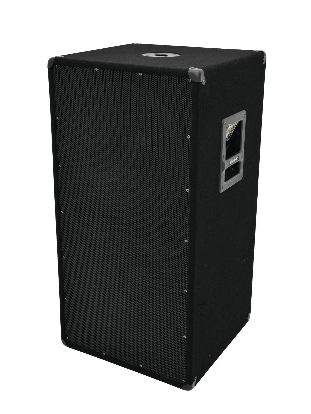 2 x Omnitronic BX2550 2 x 15î 1200W Bass Bin Subwoofer PA Sound System