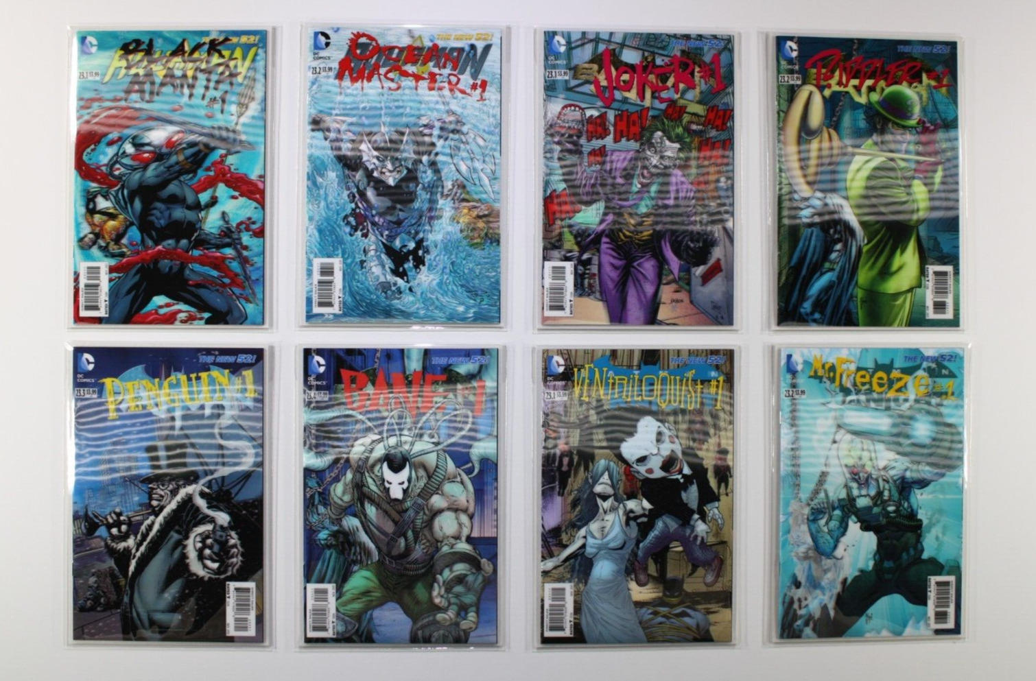 New 52 Villains Month Lenticular / 3D covers complete (52 issues) DC Comics 2013