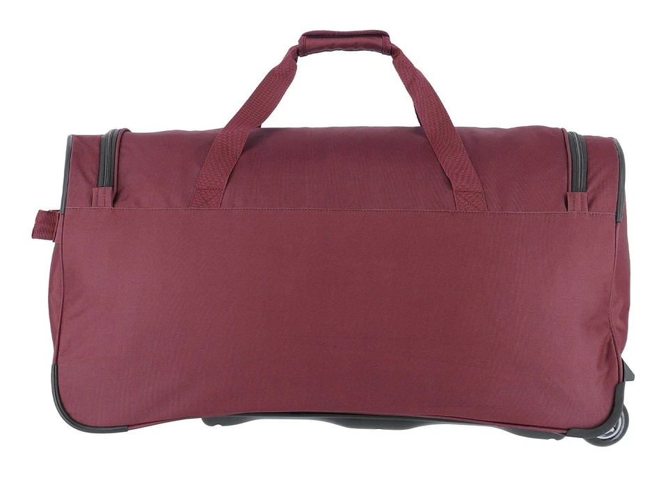 travelite Basics Fresh Wheeled Duffle Reisetasche Trolley Bordeaux weinrot - Bild 3 von 4