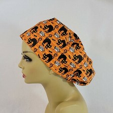 Halloween Women Scrub Hat Surgical Cap Scrub Hat Nurses Hat Medical USA Made