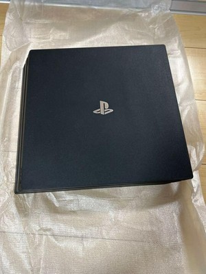 Sony PlayStation 4 PS4 Pro 1TB CUH-7000BB01 Jet Black Console w/Box Good