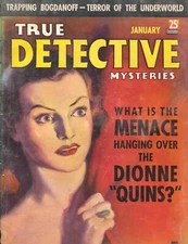 MAG: True Detective 1/1936-MacFadden-Good Girl Art-Dionne Quints-Dalton Steve...