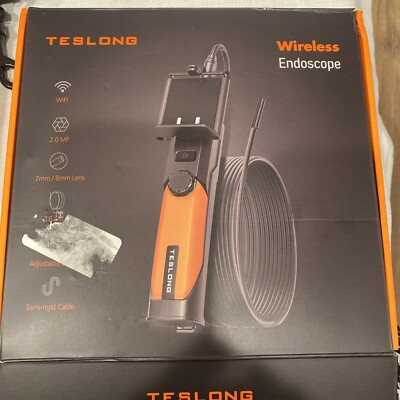 Dual Lens Wireless Endoscope Semi-Rigid  2.0MP WiFi Borescope Inspection Camera