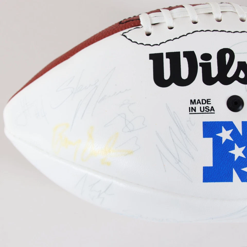 1998 Pro Bowl Team Signed Football NFC 25+ Sigs. Incl. Derrick Brooks, Warren... - Image 2 of 4
