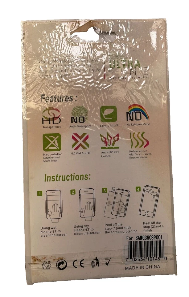 Protector Pantalla para Samsung Galaxy Core Prime (G360), Transparente Foto 2 de 4