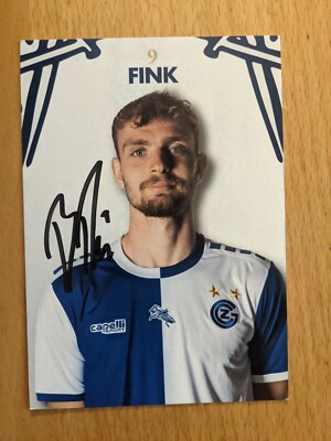 Bradley Fink Grasshopper Zürich Autogrammkarte handsigniert 2023/2024