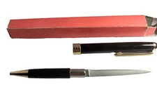 Ink Pen Knife Letter 0pener. Novelty item. Changeable Pen original box 101k11