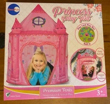 Princess Play Tent: Premium Quality with Designer Play Mat. Indoor/Outdoor.