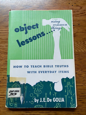 Object Lessons Using Common Things By J.E. De Golia 1954 Paperback H5 Vintage